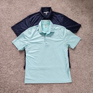 Greg Norman ML75 Play Dry polos set of 2 VGUC